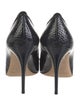 Jimmy Choo Patent Leather Animal Print Pumps