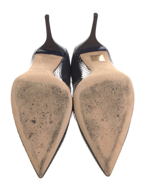 Jimmy Choo Patent Leather Animal Print Pumps