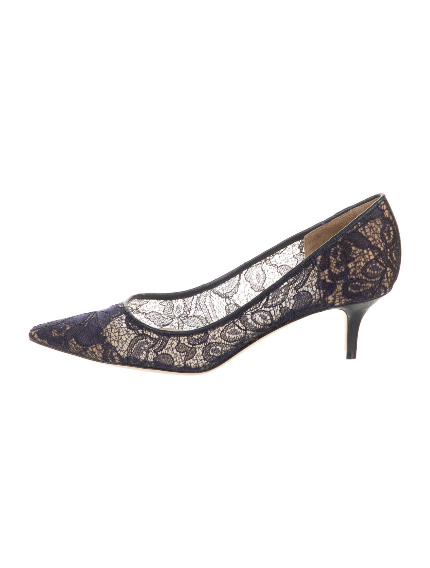Jimmy Choo Lace Lace Pattern Pumps