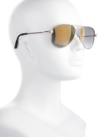 Jimmy Choo Aviator Gradient Sunglasses