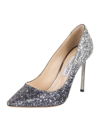 Jimmy Choo Glitter Glitter Accents Pumps