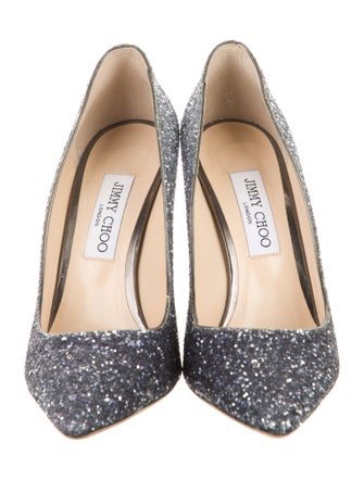 Jimmy Choo Glitter Glitter Accents Pumps