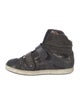Jimmy Choo Suede Wedge Sneakers