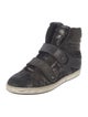 Jimmy Choo Suede Wedge Sneakers