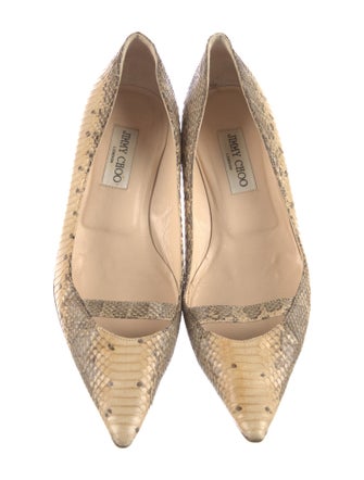 Jimmy Choo Snakeskin Animal Print Pumps