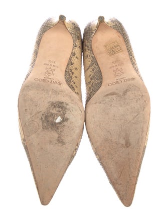 Jimmy Choo Snakeskin Animal Print Pumps