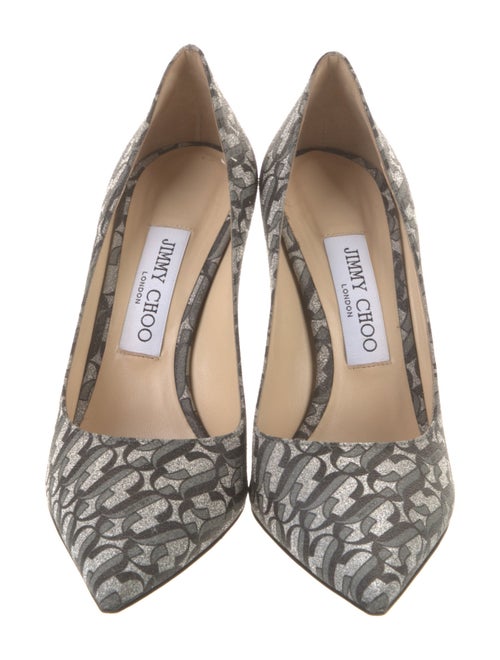 Jimmy Choo Glitter Printed Pumps