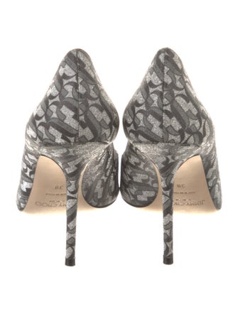 Jimmy Choo Glitter Printed Pumps
