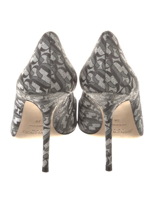Jimmy Choo Glitter Printed Pumps