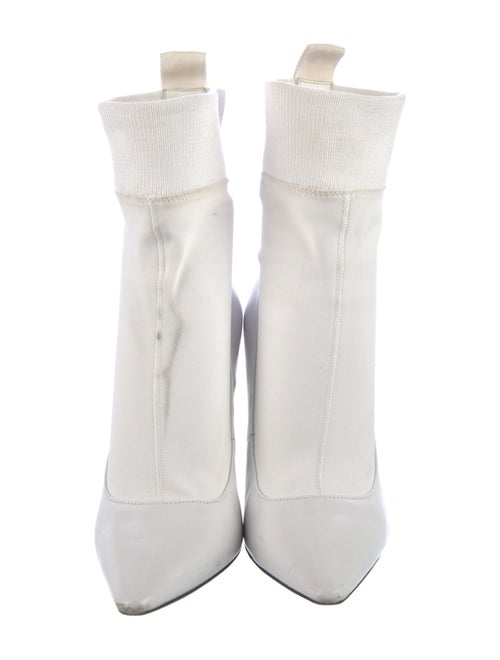 Jimmy Choo Leather Sock Boots