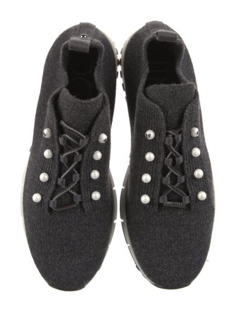 Jimmy Choo Beaded Accents Sneakers