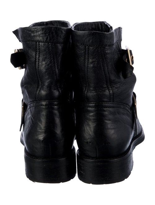 Jimmy Choo Leather Moto Boots