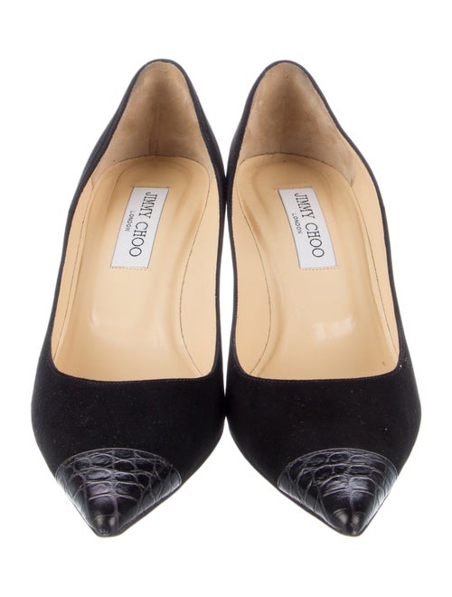 Jimmy Choo Velvet Pumps