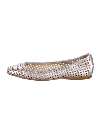 Jimmy Choo Leather Patterned Flats