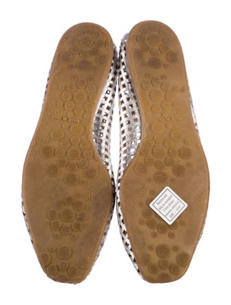 Jimmy Choo Leather Patterned Flats