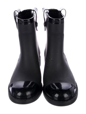 Jimmy Choo Rubber Studded Accents Rain Boots