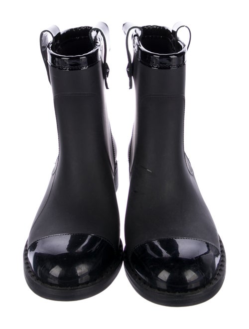 Jimmy Choo Rubber Studded Accents Rain Boots