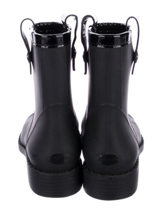 Jimmy Choo Rubber Studded Accents Rain Boots
