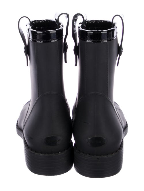 Jimmy Choo Rubber Studded Accents Rain Boots