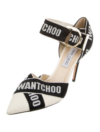 Jimmy Choo Printed D'Orsay Pumps
