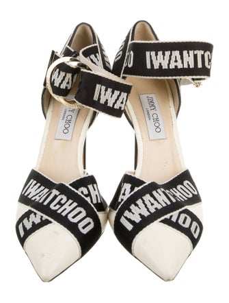 Jimmy Choo Printed D'Orsay Pumps