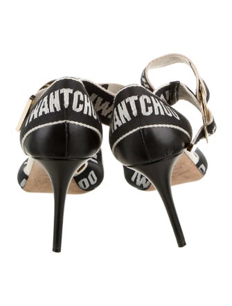 Jimmy Choo Printed D'Orsay Pumps