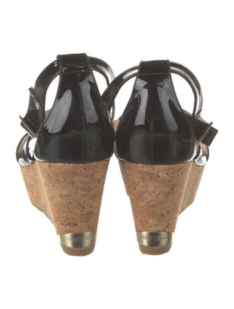 Jimmy Choo Patent Leather Slingback Sandals