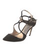 Jimmy Choo Suede T-Strap Pumps