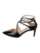 Jimmy Choo Patent Leather T-Strap Pumps
