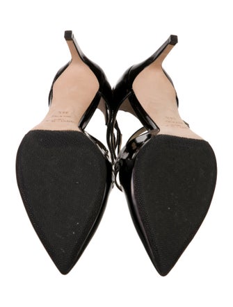 Jimmy Choo Patent Leather T-Strap Pumps