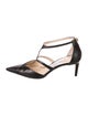 Jimmy Choo Leather T-Strap Pumps