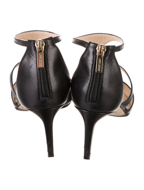 Jimmy Choo Leather T-Strap Pumps