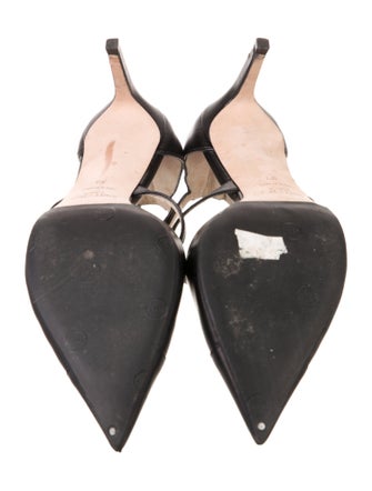 Jimmy Choo Leather T-Strap Pumps