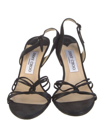 Jimmy Choo Suede Slingback Sandals