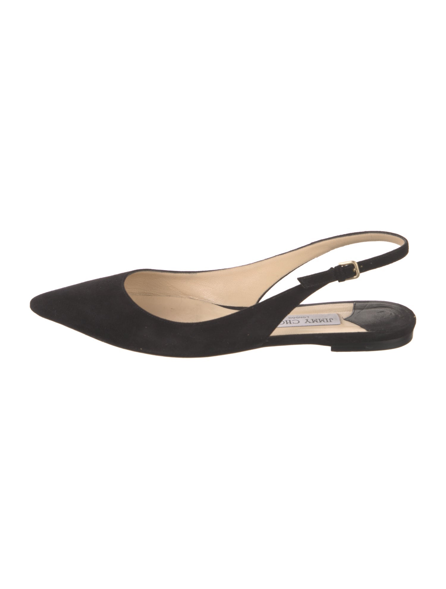 Jimmy Choo Suede Slingback Flats