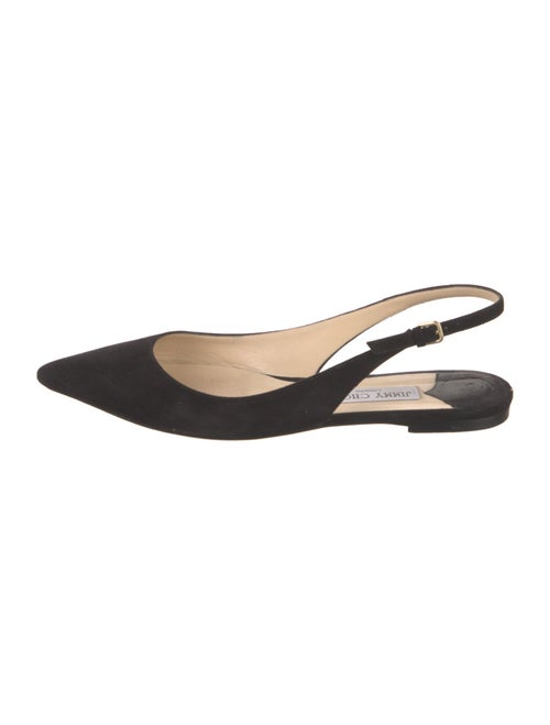 Jimmy Choo Suede Slingback Flats