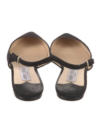 Jimmy Choo Suede Slingback Flats