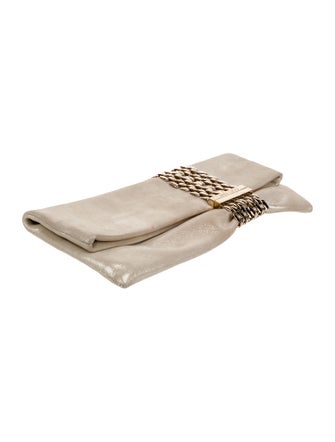 Jimmy Choo Suede Clutch