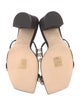 Jimmy Choo Faux Pearl Accents Suede Slides