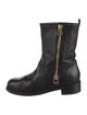 Jimmy Choo Leather Combat Boots