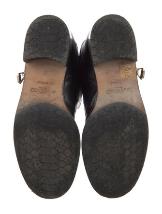 Jimmy Choo Leather Combat Boots