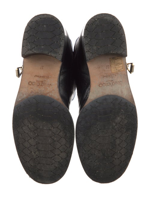 Jimmy Choo Leather Combat Boots