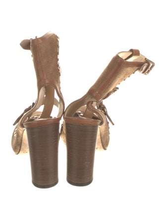 Jimmy Choo Suede Studded Accents Pumps