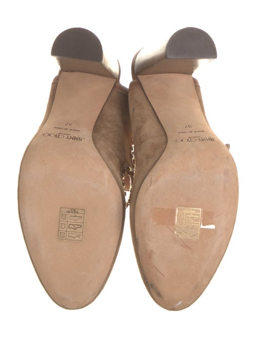 Jimmy Choo Suede Studded Accents Pumps