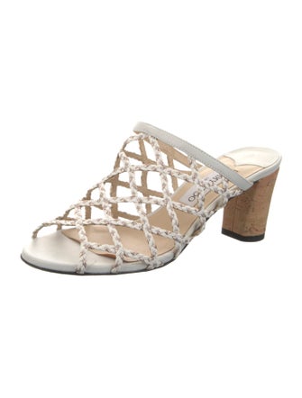 Jimmy Choo Leather Slides