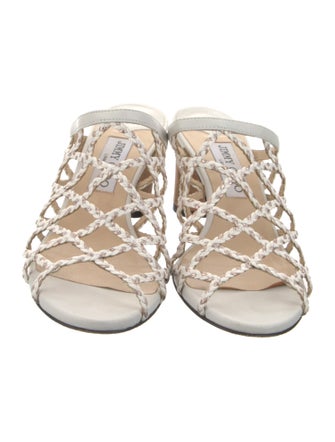 Jimmy Choo Leather Slides