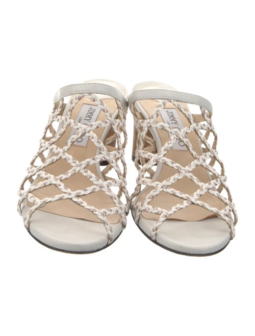 Jimmy Choo Leather Slides