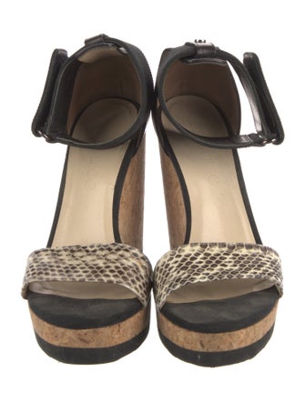 Jimmy Choo Animal Print Sandals