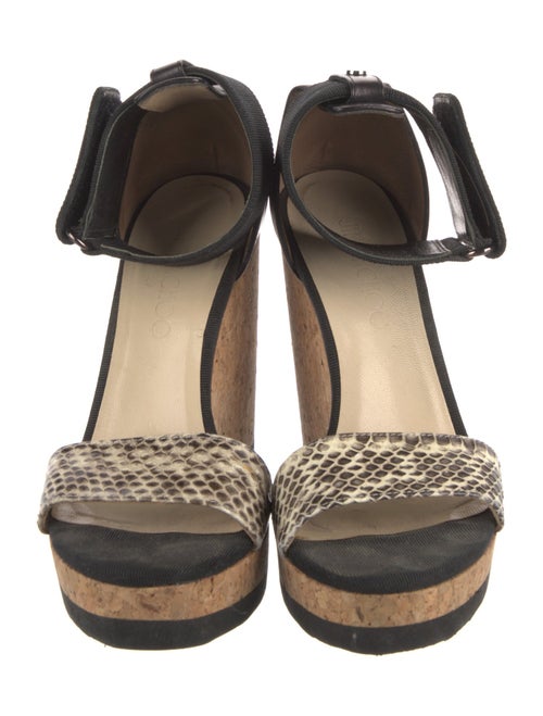 Jimmy Choo Animal Print Sandals