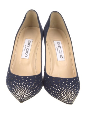 Jimmy Choo Suede Printed Pumps